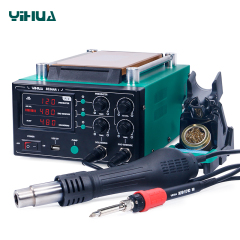 YIHUA 853AAA-I basic version /853AAA-I upgrade version digital SMD soldering desoldering hot air gun preheat BGA rework soldering station
