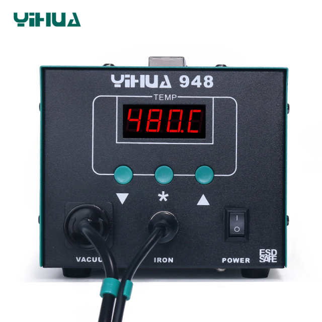 YIHUA 948/948-I Solder Welding Tools Repair Desoldering Gun Suck Tin Vacuum Multi Function Adjustable soldering iron BGA Rework Desoldering soldering station