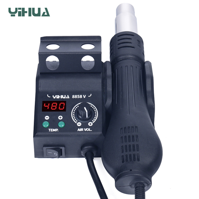 YIHUA 8858-V Temperature Controlled Cellphone Repair High Power Portable Hot Air Rework Station