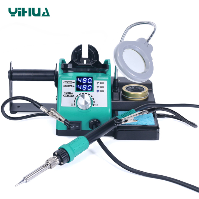 YIHUA 926LED-IV Digital Soldering Iron Station Helping Hands Welding Adjustable Precise Temperature Soldering Iron Station