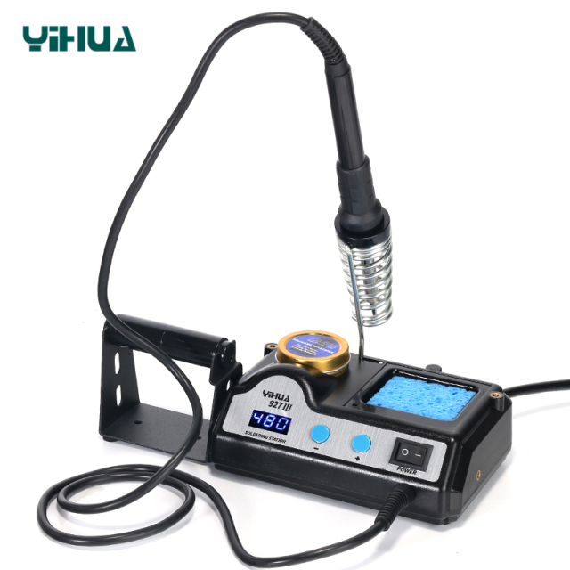 YIHUA 927-III Adjust Temperature Soldering Iron Station Function Welding Repair Tools Solder Roll Holder Iron Soldering Station