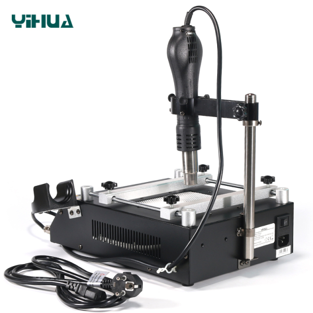 YIHUA 853AA/853AAA digital SMD soldering desoldering hot air gun preheat BGA rework soldering station