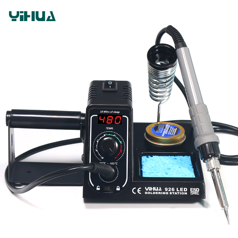 YIHUA 926/926LED/926LED-II 60W multiple function constant temperature soldering iron station adjustable thermostat temperature soldering station