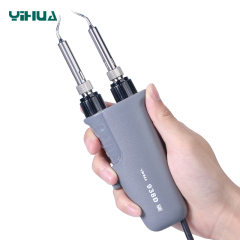 YIHUA 938D Portable SMD type Soldering Desoldering station Hot Tweezer soldering station