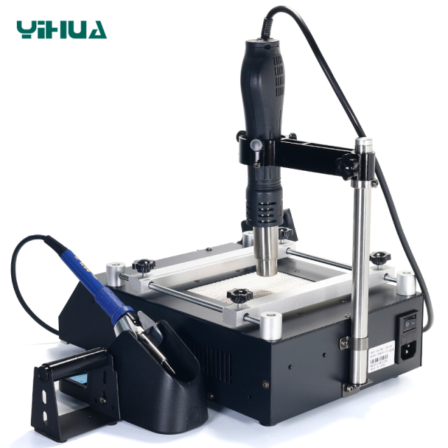 YIHUA 853AAA+ digital SMD soldering desoldering hot air gun preheat BGA rework soldering station