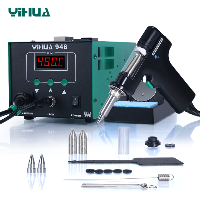 YIHUA 948/948-I Solder Welding Tools Repair Desoldering Gun Suck Tin Vacuum Multi Function Adjustable soldering iron BGA Rework Desoldering soldering station