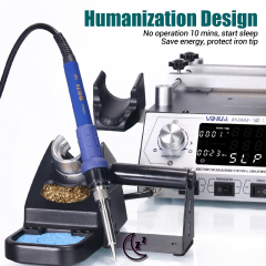YIHUA 853AAA+ digital SMD soldering desoldering hot air gun preheat BGA rework soldering station