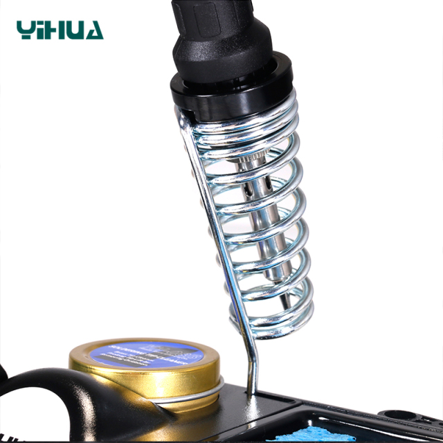 YIHUA 927-I 60W Adjustable Temperature Soldering Iron Station Solder Wire Hanger Soldering Iron Holder Spring Soldering Station