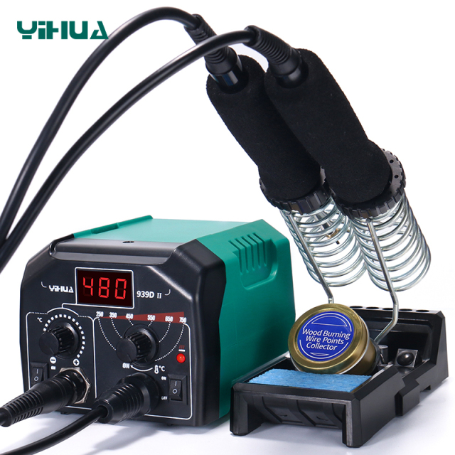 YIHUA 939D-II 3in1 Constant temperature LED digital display Wood Burning tools Pyrography Station