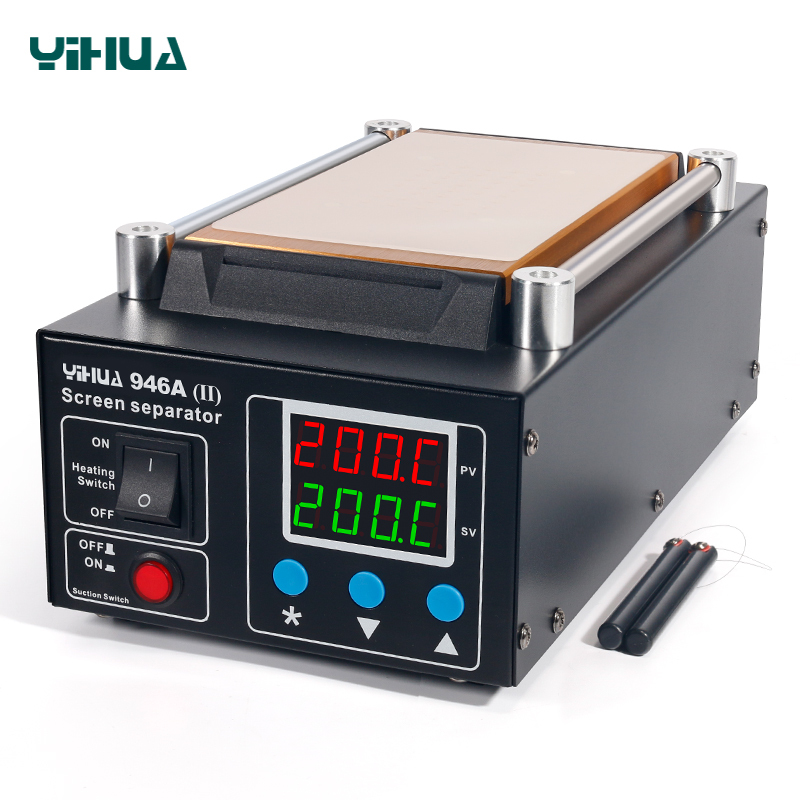 YIHUA 946A-II lcd & touch screen glass digitizer separate separating machine preheating station
