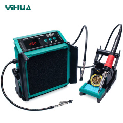 YIHUA 948DQ-III Digital Display Multiple Functions Smoke Vacuum Absorb Soldering Iron Fume Extracting Soldering Station Fume Extractor
