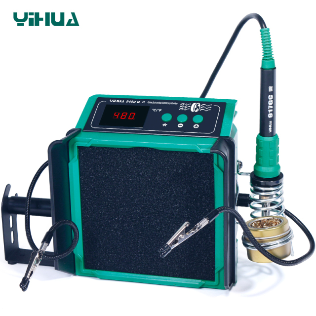 YIHUA 948DQ-II Digital Display Multiple Functions Smoke Vacuum Absorb Soldering Iron Fume Extracting Soldering Station