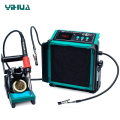 YIHUA 948DQ-III Digital Display Multiple Functions Smoke Vacuum Absorb Soldering Iron Fume Extracting Soldering Station Fume Extractor