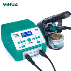 YIHUA 938BD+ Basic Version 2 in 1SMD Soldering Iron Hot Tweezer soldering station