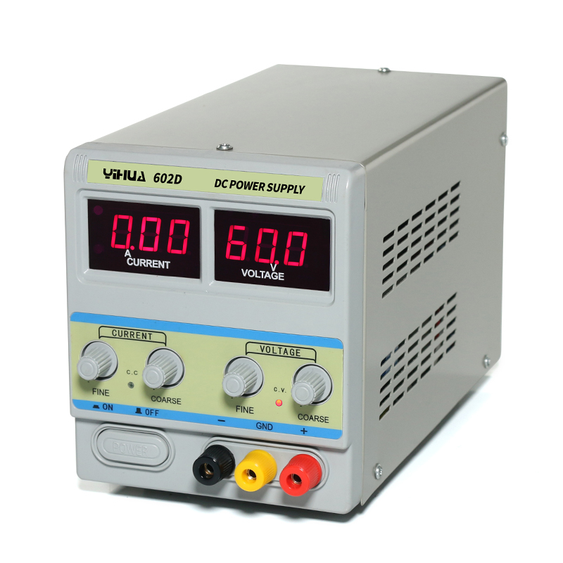 YIHUA 602D/603D/605D 60V series laboratory switch mode variable voltage adjustable dc ac power supply