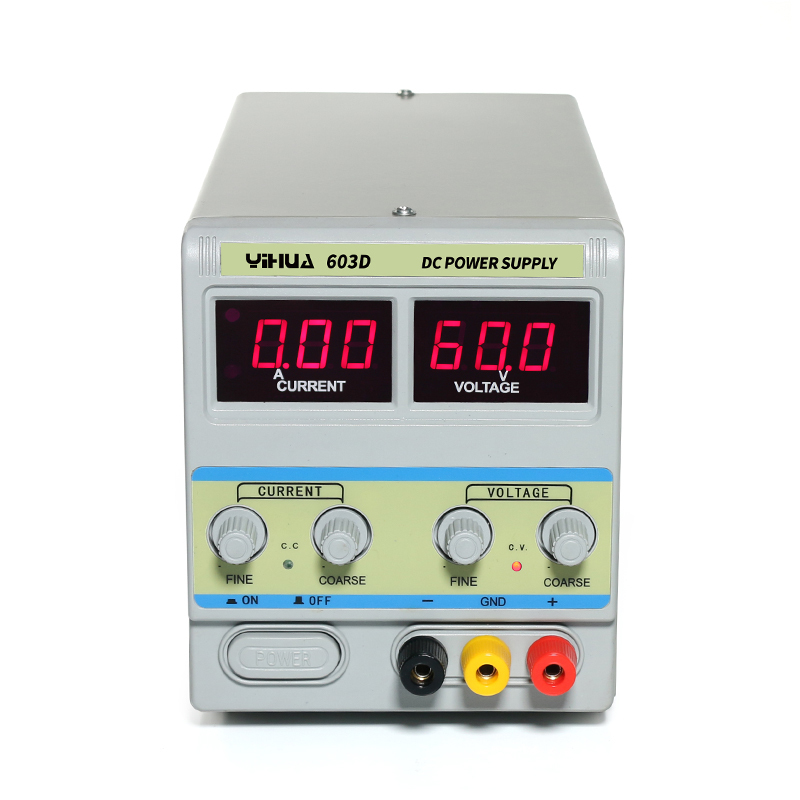 YIHUA 602D/603D/605D 60V series laboratory switch mode variable voltage adjustable dc ac power supply