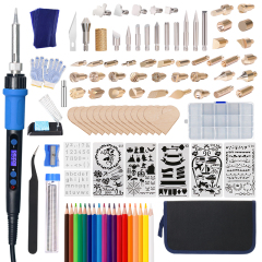 YIHUA 928D-I Digital Wood Burning Pen DIY Electric Pen Tools Kit Soldering Stencil Iron Craft Pyrography Wood Burning Tools