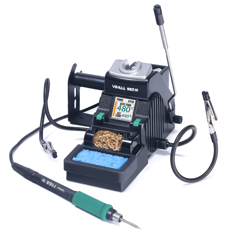 YIHUA 982-III compatible with C115/C210 soldering iron handle quick fast heating soldering iron station