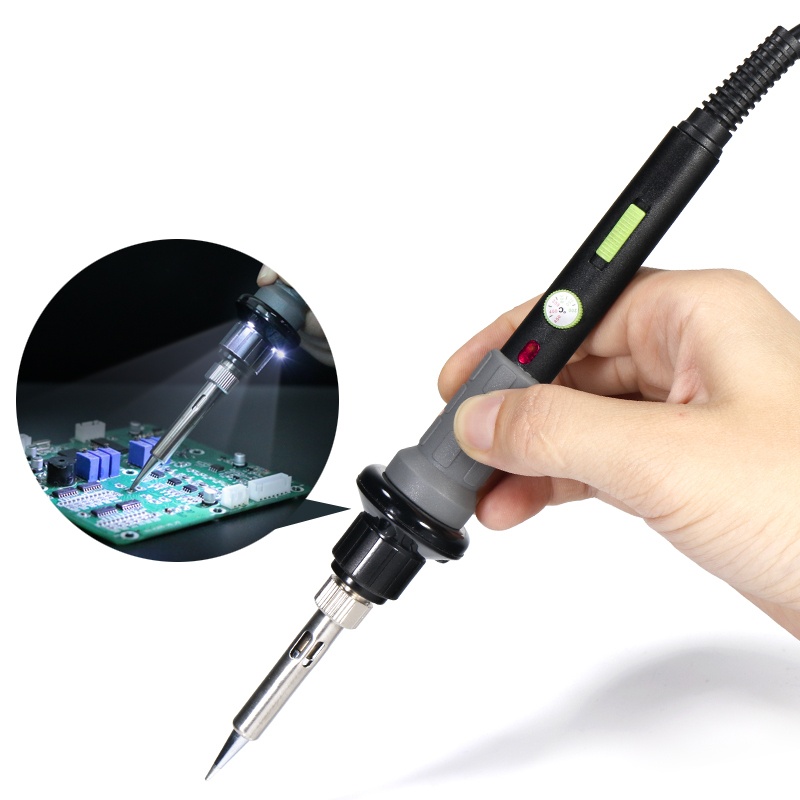 YIHUA 947-I/947-II/947-III/947-IV/947-V/947-VII 60W adjust temperature with working light Electronic Soldering Iron