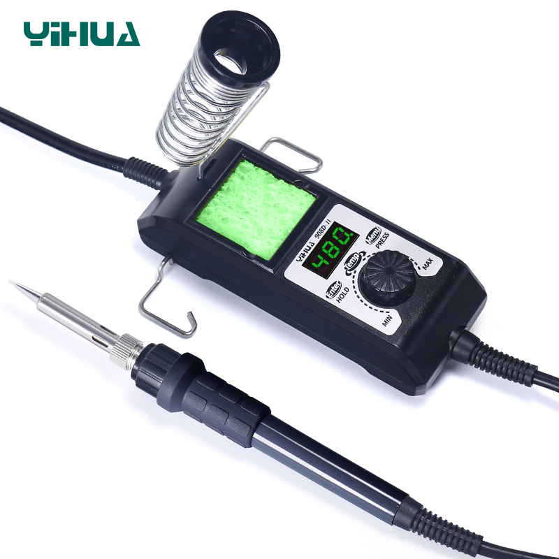 YIHUA 908D-II Portable Soldering Iron Anti Static Thermostat Electric Soldering Iron Station
