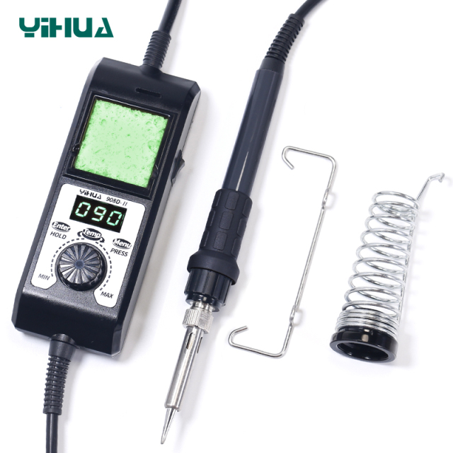 YIHUA 908D-II Portable Soldering Iron Anti Static Thermostat Electric Soldering Iron Station