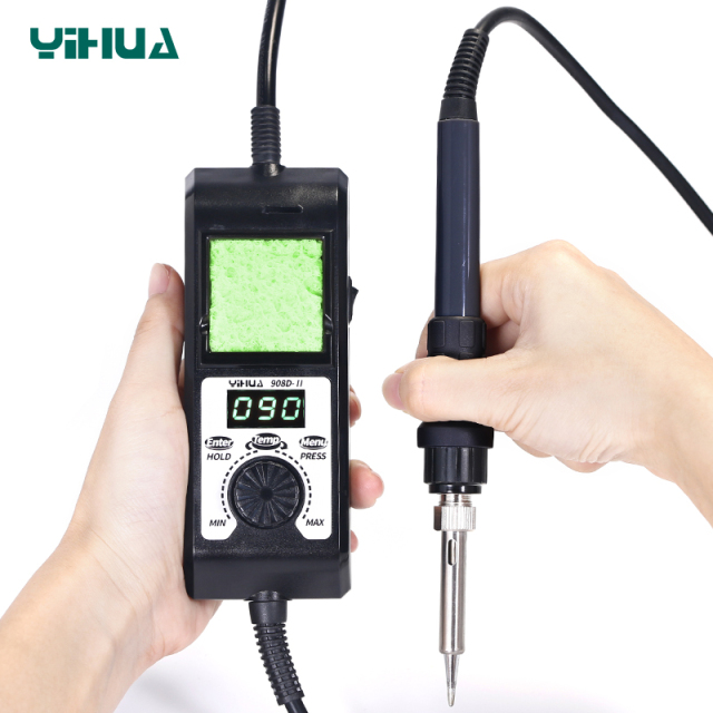 YIHUA 908D-II Portable Soldering Iron Anti Static Thermostat Electric Soldering Iron Station