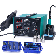 YIHUA-852/852D/852D+ Series 2 in 1 fan type Hot Air Rework Station with Soldering Iron
