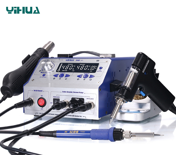 YIHUA 948-II  4 in 1 Hot Air Gun Rework Soldering Iron Suction Tin Gun Pick Up Pen Desoldering Soldering Station