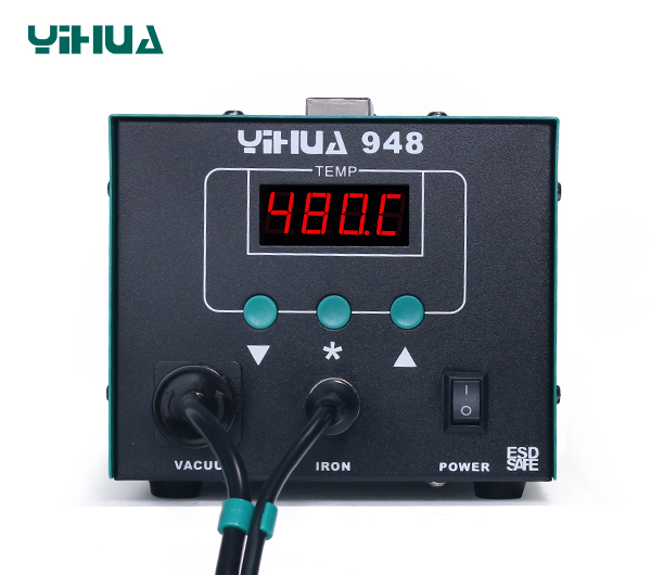 YIHUA 948 basic version ESD Safe Solder Welding Tools Repair Desoldering Gun Suck Tin Vacuum Desoldering Iron Soldering Station
