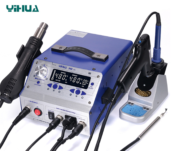 YIHUA 948-II  4 in 1 Hot Air Gun Rework Soldering Iron Suction Tin Gun Pick Up Pen Desoldering Soldering Station