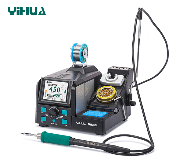 YIHUA 982D C210 and C245 compatible soldering iron handle multifunction Precision Soldering Station