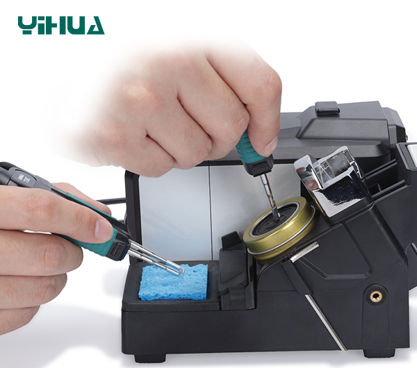 YIHUA 982D-I Adjustable Precision mini Hot tweezers Desoldering Rework Soldering Station