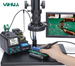 YIHUA 982D-I Adjustable Precision mini Hot tweezers Desoldering Rework Soldering Station