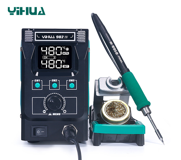 YIHUA 982-IV temperature adjustable ESD safe C210 245 precision soldering station