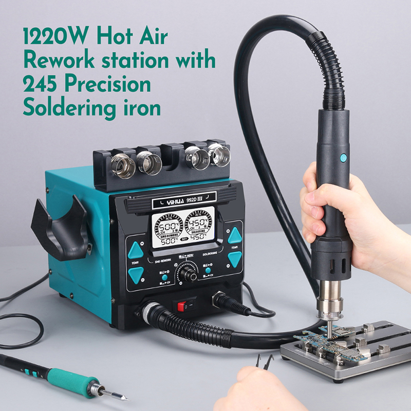 YIHUA 992D-III Large power 2 in 1 precision soldering rework station