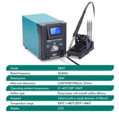 YIHUA 8509-I ESD Safe new type Micro Chips Hot Air Mini Desoldering Rework Soldering Station