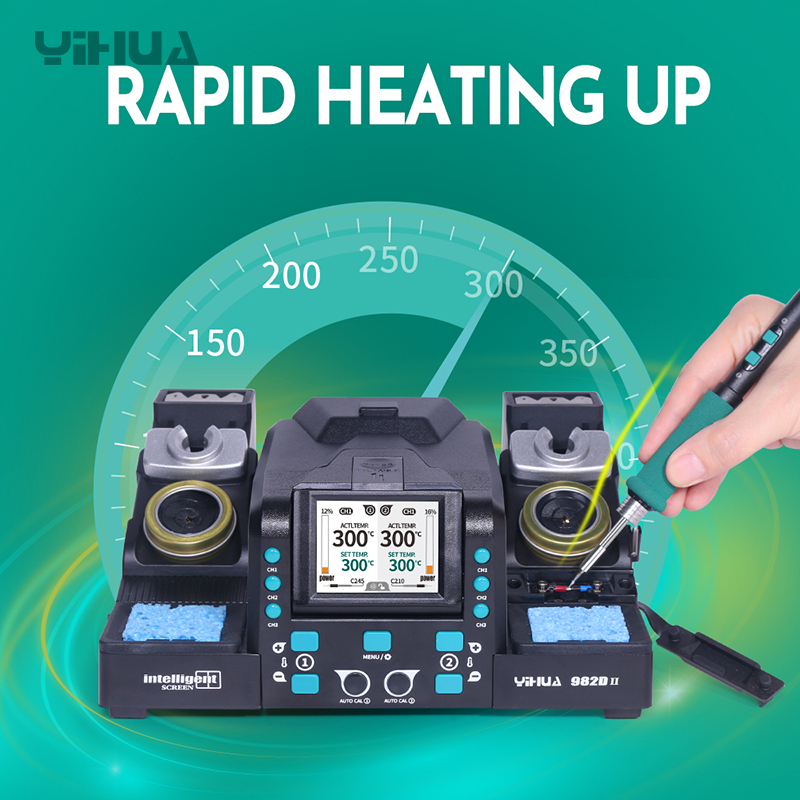 YIHUA 982D-II C210 C245 2 IN 1 Precision Soldering Station