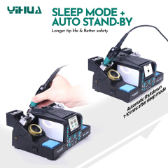 YIHUA 982D-III Compatible With C210 or C245 Micro Tweezers 2-IN-1 Precision Soldering Station