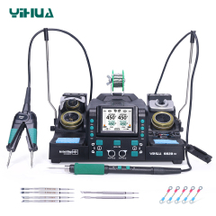 YIHUA 982D-III Compatible With C210 or C245 Micro Tweezers 2-IN-1 Precision Soldering Station