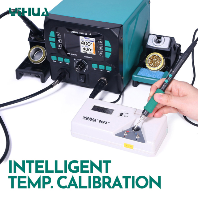 YIHUA 992D-II mini hot air station + C210 C245 precision mini rework station