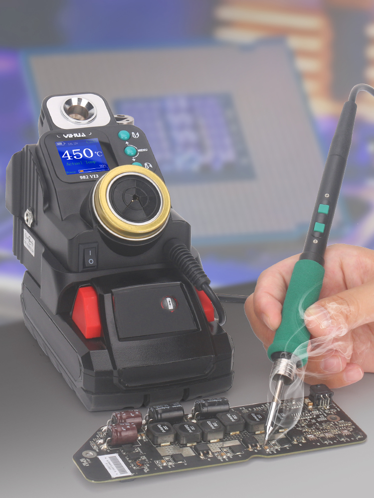 YIHUA 982-VI3 Precision Soldering Iron Station for MIWOQI 20V Battery Quick Heating Lead-Free Soldering