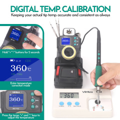 YIHUA 982-VI3 Precision Soldering Iron Station for MIWOQI 20V Battery Quick Heating Lead-Free Soldering