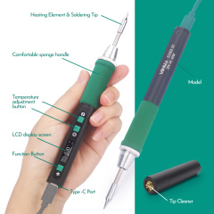 YIHUA928D-IV PINECIL Mini Portable Soldering Iron type C connector precision soldering iron
