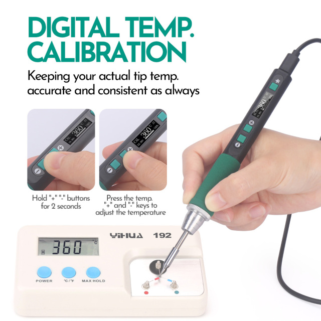 YIHUA928D-IV PINECIL Mini Portable Soldering Iron type C connector precision soldering iron
