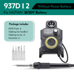 YIHUA 937D-I3 Digital Soldering Iron Station for MIWOQI 20V DC Battery Quick Heating Soldering