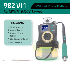 YIHUA 982-VI3 Precision Soldering Iron Station for MIWOQI 20V Battery Quick Heating Lead-Free Soldering