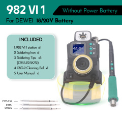 YIHUA 982-VI3 Precision Soldering Iron Station for MIWOQI 20V Battery Quick Heating Lead-Free Soldering