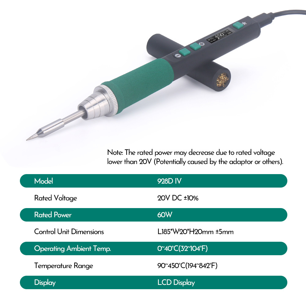 YIHUA928D-IV PINECIL Mini Portable Soldering Iron type C connector precision soldering iron