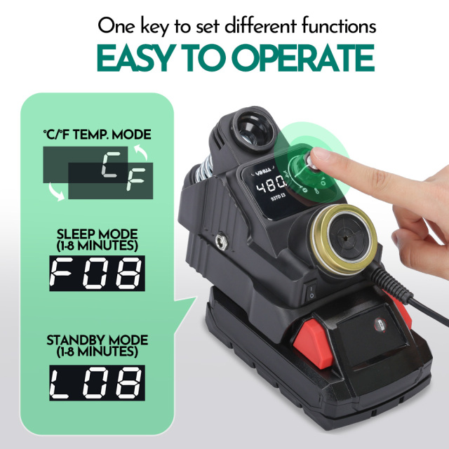 YIHUA 937D-I3 Digital Soldering Iron Station for MIWOQI 20V DC Battery Quick Heating Soldering