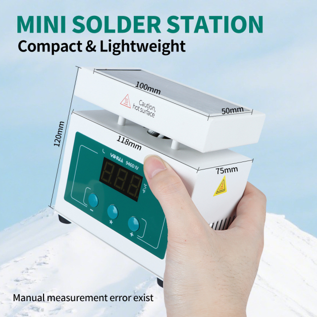 YIHUA 946D-IV Fast Heating Table Mini Split Separator BGA Preheat Soldering Station For Repair Remove PCB SMD Component